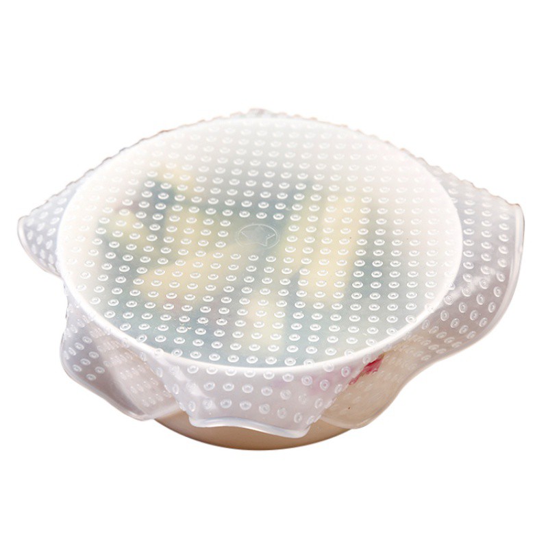 4 miếng silicon bọc thực phẩm đa chức năng