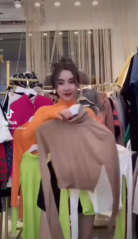 Áo croptop nữ len tăm cổ lọ hàn quốc dài tay thun lạnh giữ nhiệt nhiều màu ( 3 Phân ) | BigBuy360 - bigbuy360.vn