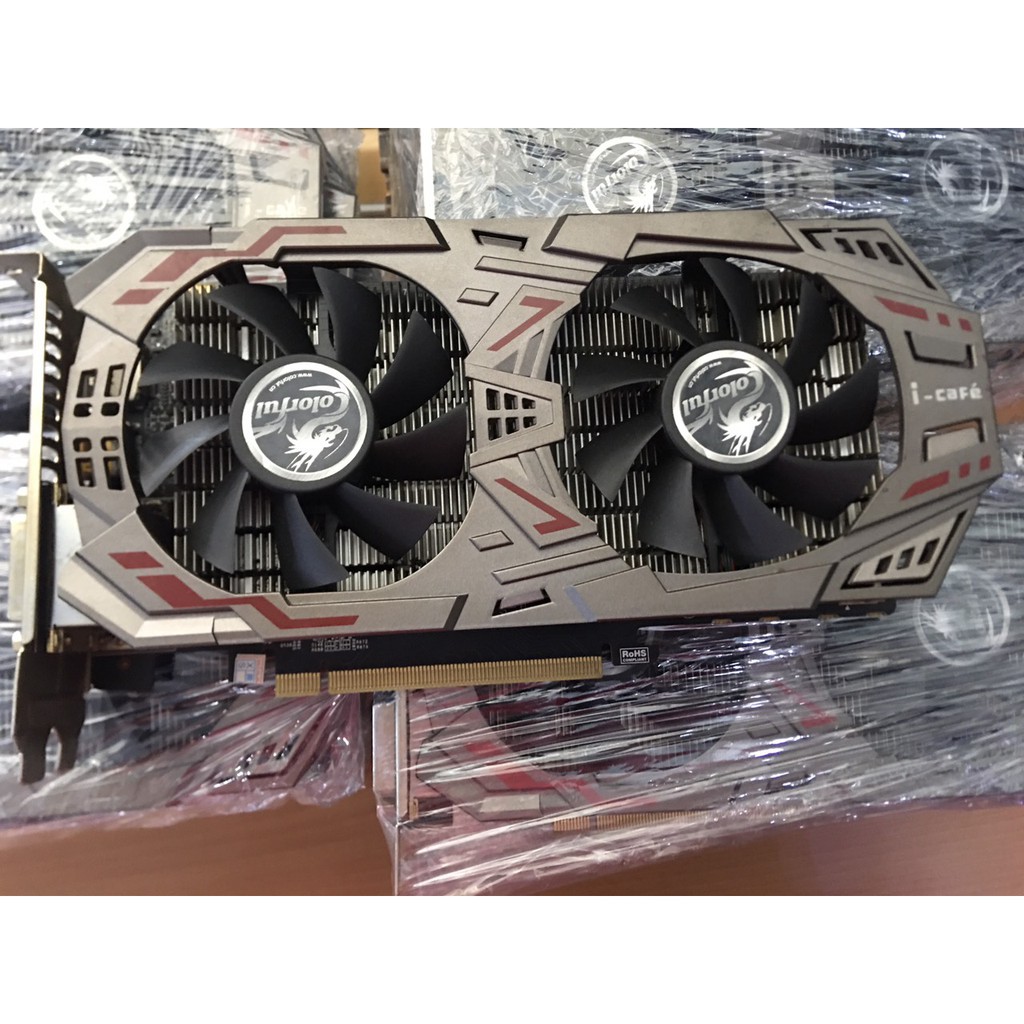 Vga GTX 750ti 2G colorful bảng 2 fan i-cafe 21