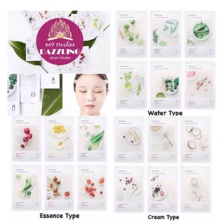 Combo 10 Mặt Nạ INNISFREE My Real Squeeze Mix vị ngẫu nhiên