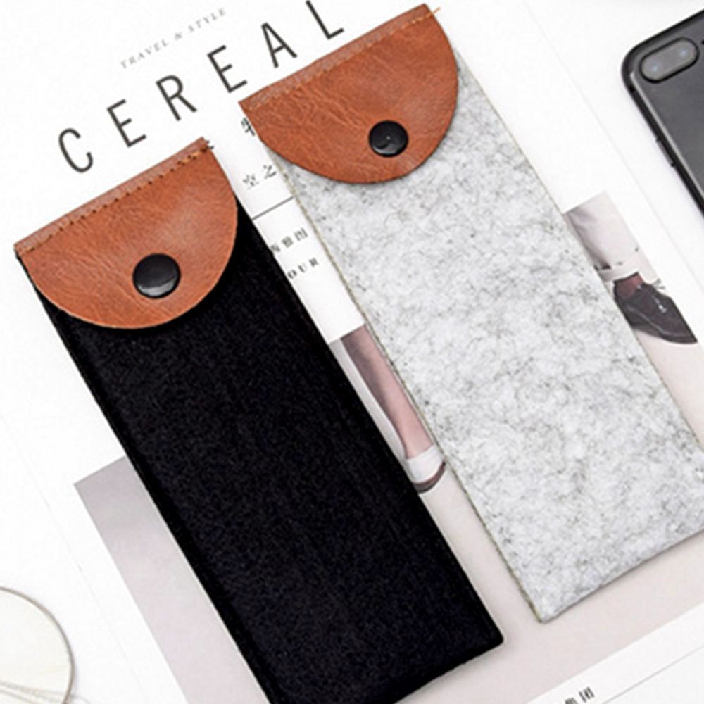 1 Túi Đựng Bút Đa Năng Thiết Kế Đơn Giản Dễ Thương Nhiều Màu Sắc