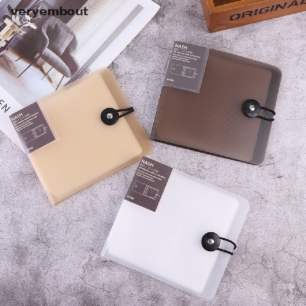 Túi đựng đĩa CD DVD thiết kế 12 ngăn tiện dụng