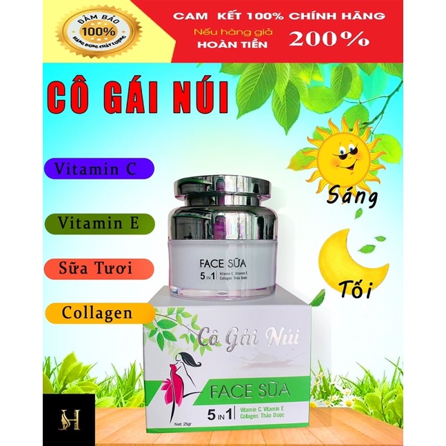 💥Kem face sữa cô gái núi💯 thiên nhiên