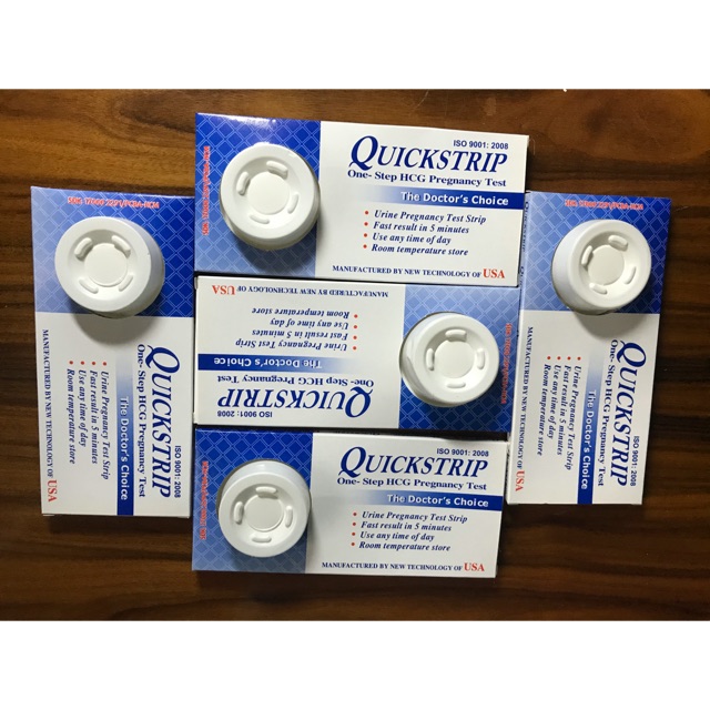 Combo 5 que test thử thai Qiuckstrip