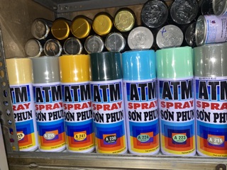 Sơn xịt ATM SPRAY đủ màu 400ml
