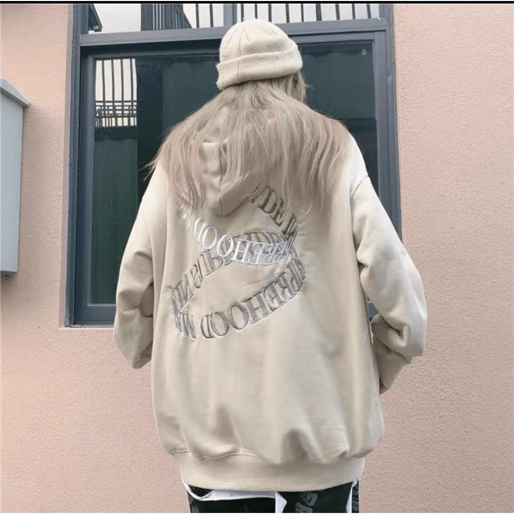 Áo Khoác Nam Nữ  Nỉ Ngoại Unisex Dày Dặn Không Xù Lông In Chữ Cá Tính U854 [NewUnisex]