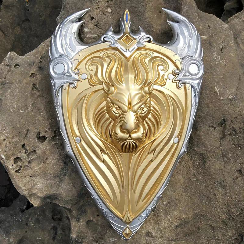 (Có Sẵn) Khiên Sư Tử, Khiên Chiến Binh La Mã, Đạo Cụ Cosplay Warcraft Bằng Foam Cực Chất