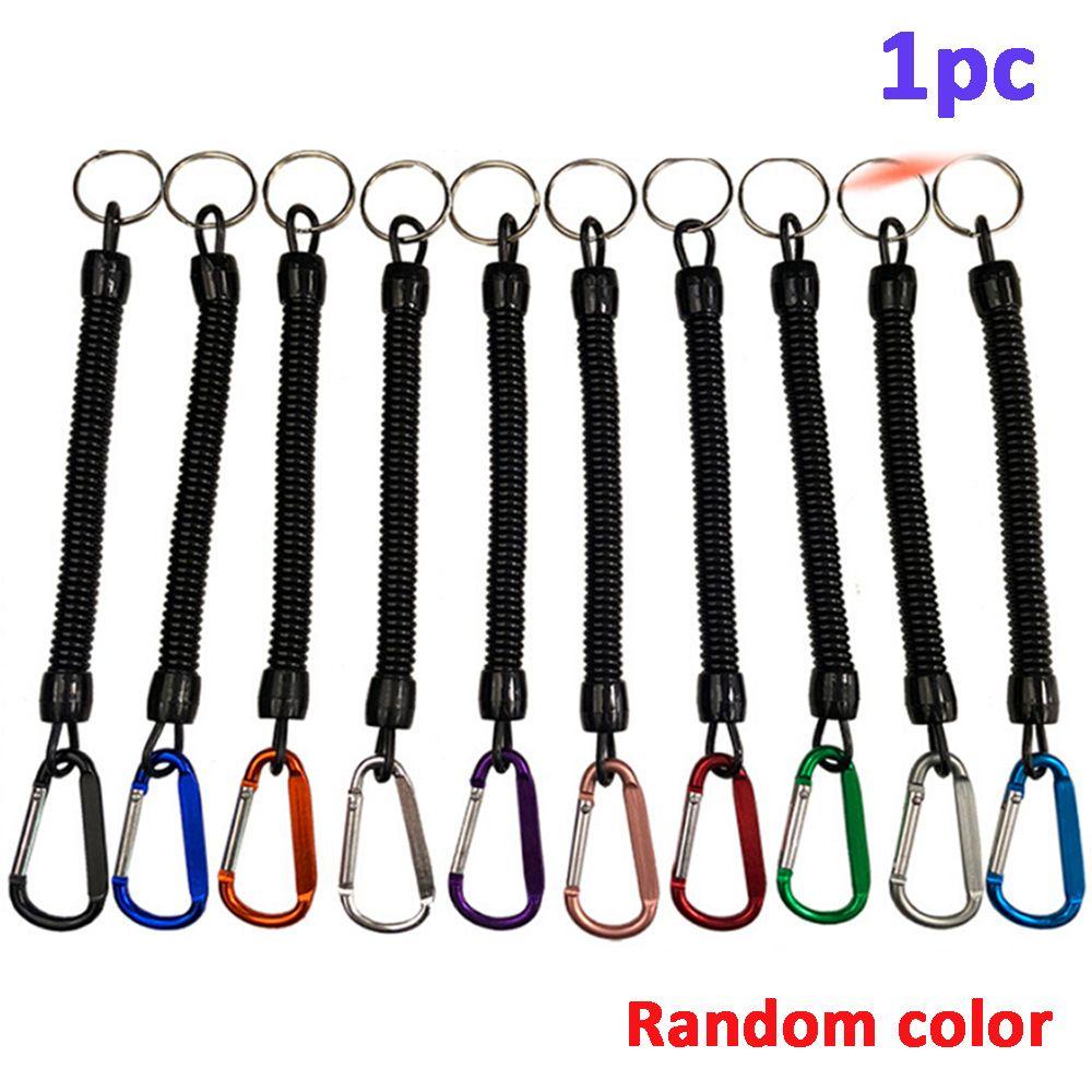 Móc Khóa Dây Lò Xo Co Giãn Chống Thất Lạc Tiện Dụng