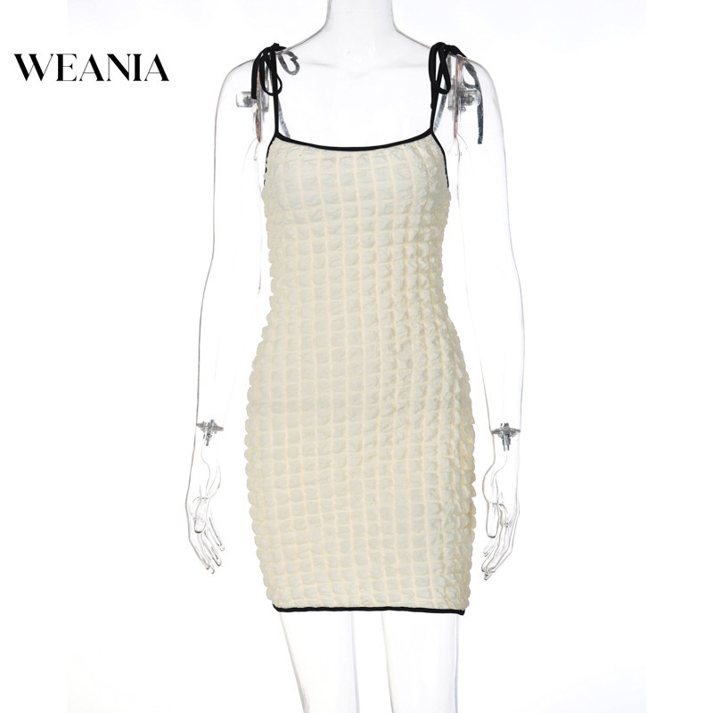 Đầm Mini Hai Dây Hở Lưng Dáng Ôm Thời Trang Hàng Ngày Cho Nữ