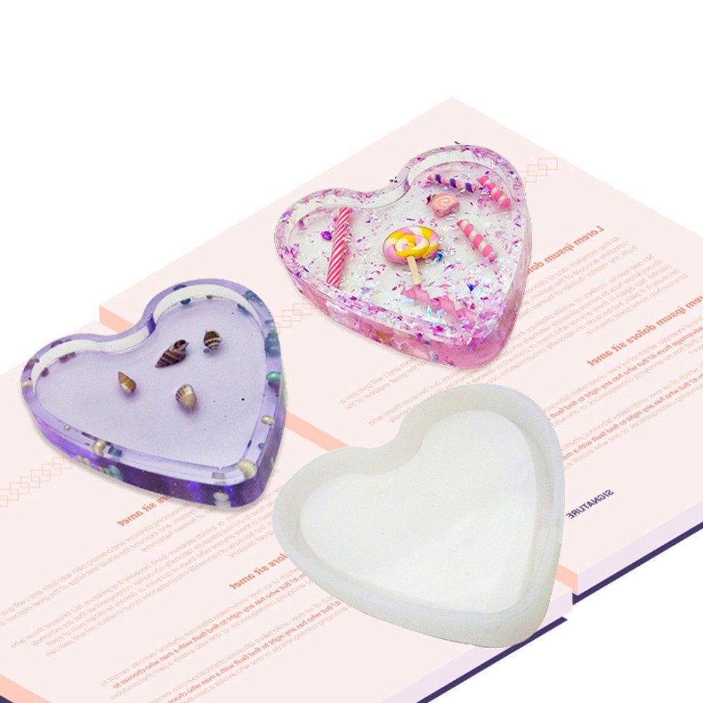 SEPTEMBER Resin Casting Soap Mould Hand Craft Clay Tool Coaster Mold Faceplate Base Transparent DIY Candy Making Silicone Square Home Decoration