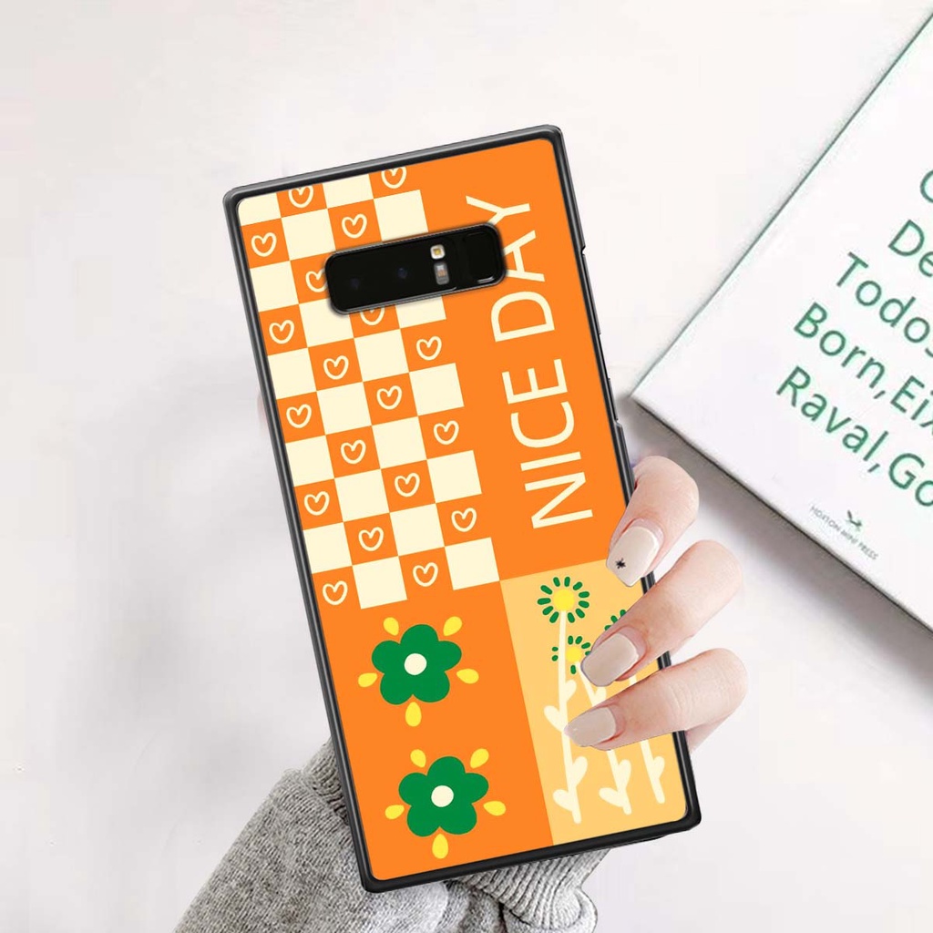 Ốp lưng Samsung NOTE 8 happy day, gấu bear dễ thương - BỀN - ĐẸP -BAO GIÁ TOÀN THỊ TRƯỜNG