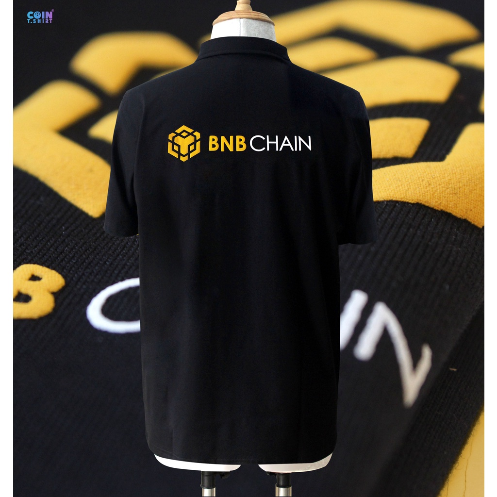 Áo Polo cao cấp BNB Chain, Binance, Bitcoin, CoinTshirt, Ethereum ETH