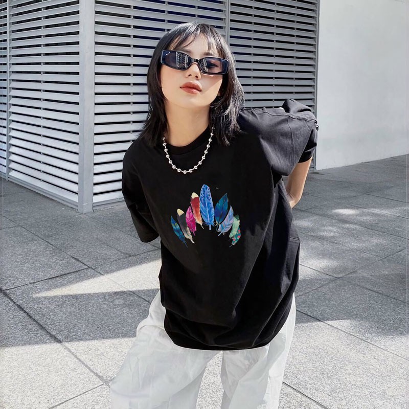 Áo Phông Nữ Cotton 100% In Hình 3D Cao Cấp Phong Cách - Áo Thun Gildan Nam Nữ Unisex Ngắn Tay Chất Mát Mùa Hè Szone PF45
