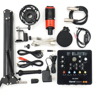 Trọn bộ mic thu âm - Combo livestream chính hãng Takstar, sourd card icon nano, tai nghe, micro pck320, tai nghe ts2260