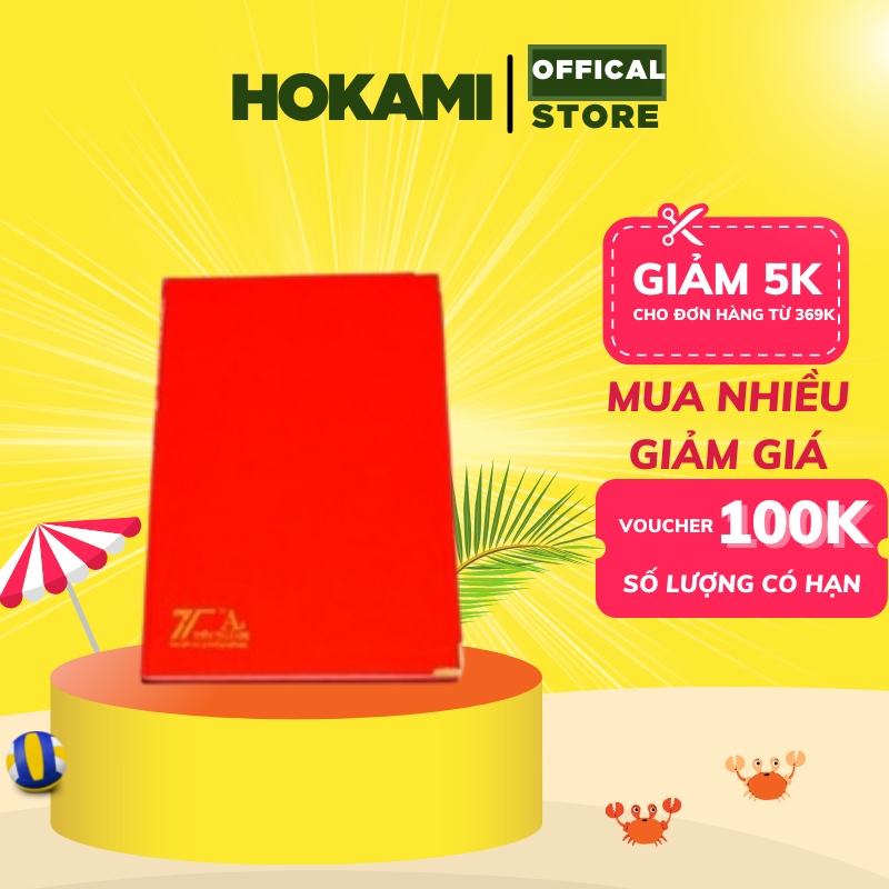 sổ A4 bìa Cứng màu đỏ - HOKAMI STORE