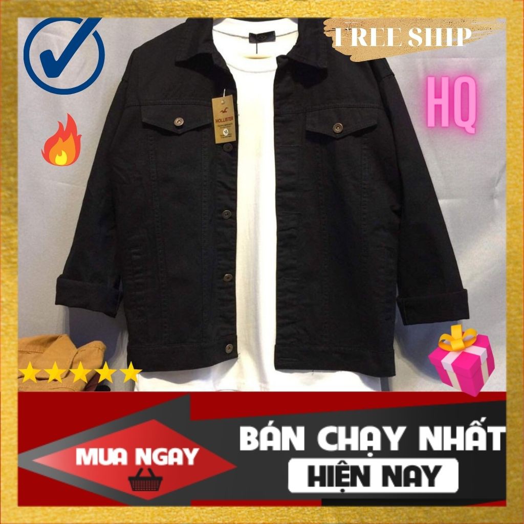 ÁO KHOÁC KAKI JEAN NAM ĐẸP THỜI TRANG MỚI NHẤT 2021 - [HQ Shop]