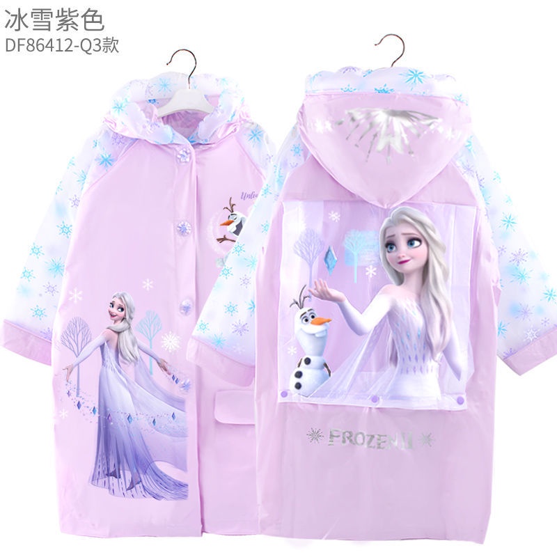 Áo Mưa Chống Thấm Nước Họa Tiết Hoạt Hình Disney Dễ Thương Cho Bé