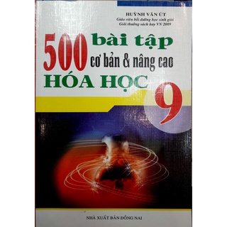 Sách - 500 bài tập cơ bản & nâng cao Hóa học 9 (B54)