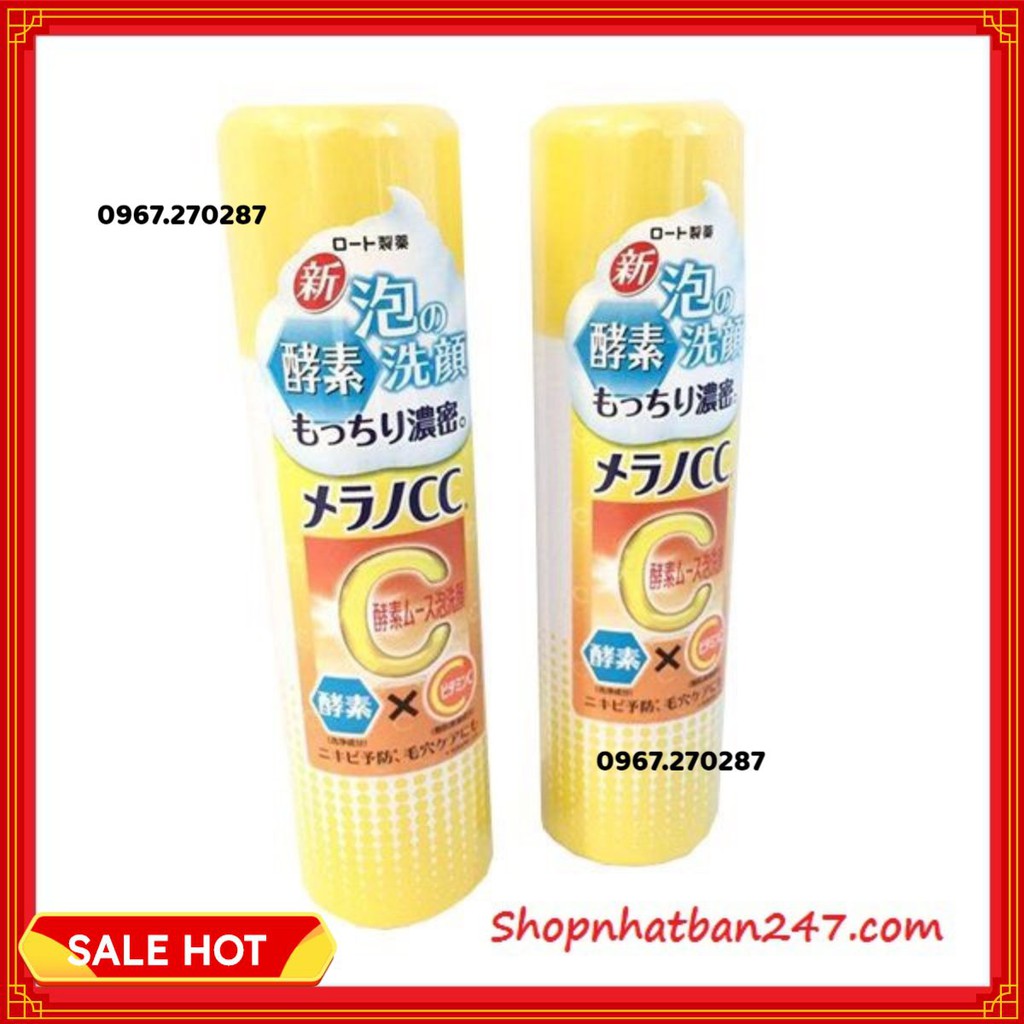 [Giá tốt] Rửa mặt dạng bọt CC melano - 100% Authentic - Chính hãng