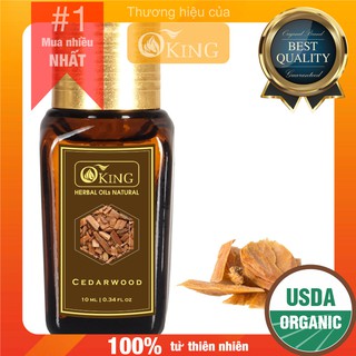 Tinh dầu Gỗ Hoàng Đàn nguyên chất (Cedarwood) 10ml