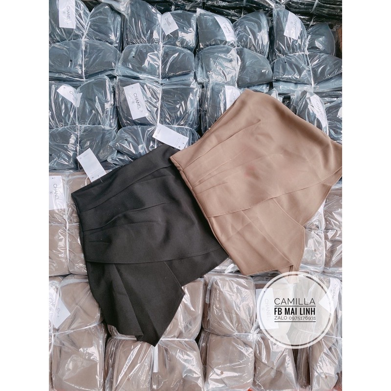⚡️BÁN SỈ⚡️Chân váy nhún eo ngắn 2 màu đen, nâu | BigBuy360 - bigbuy360.vn