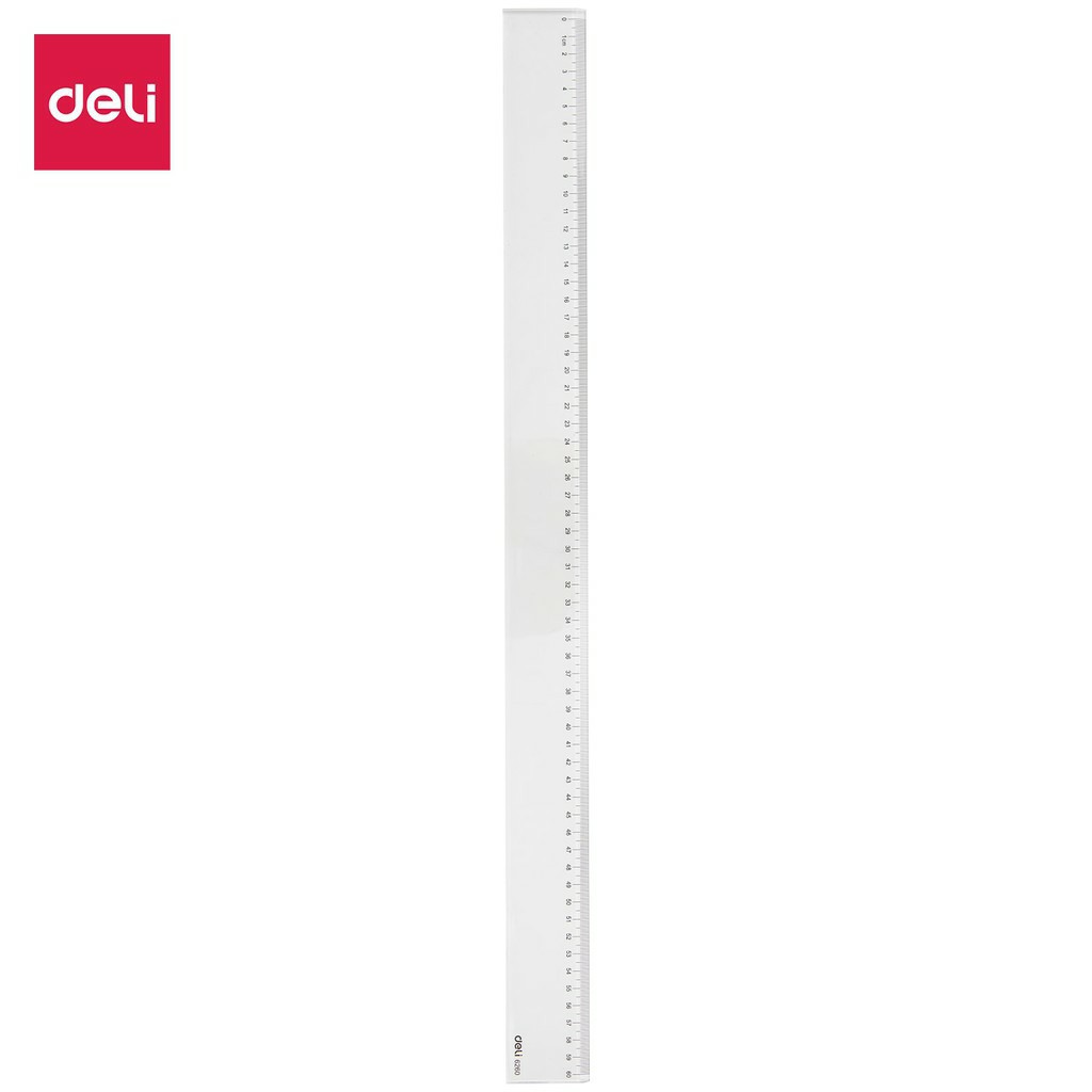 Thước kẻ 60cm Deli, trong suốt - 1 chiếc - E6260