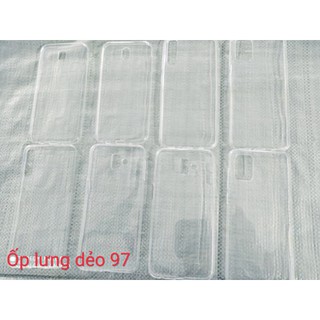 ốp lưng silicon SS A3-a9, ss note 1- ss note 10,... dẻo trong suốt