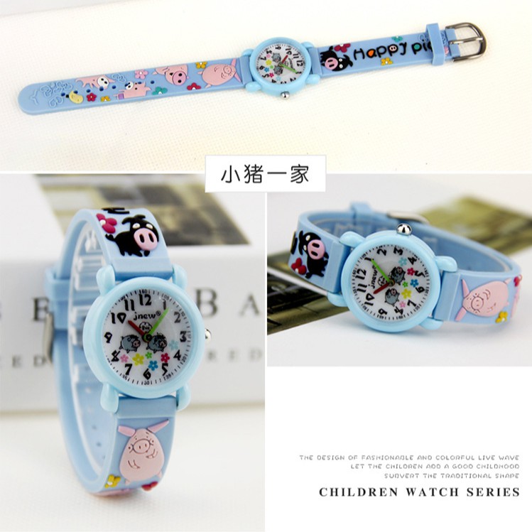 Đồng Hồ Đeo Tay Chống Nước Hình Heo Con Dễ Thương Cho Bé | BigBuy360 - bigbuy360.vn