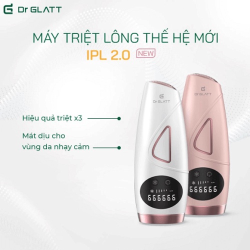 *LAGIHITECH* ( NEW) Máy triệt lông thế hệ mới IPL 2.0 - Hàng Chính Hãng DR GLATT