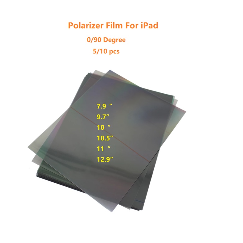 5 Chiếc Phim Phân Cực 9.7 7.9 10.5 10 11 12.9 Inch Cho mini 1 2 3 Pro 2 3 4 5 6 Air Air Air 2 LCD Ph
