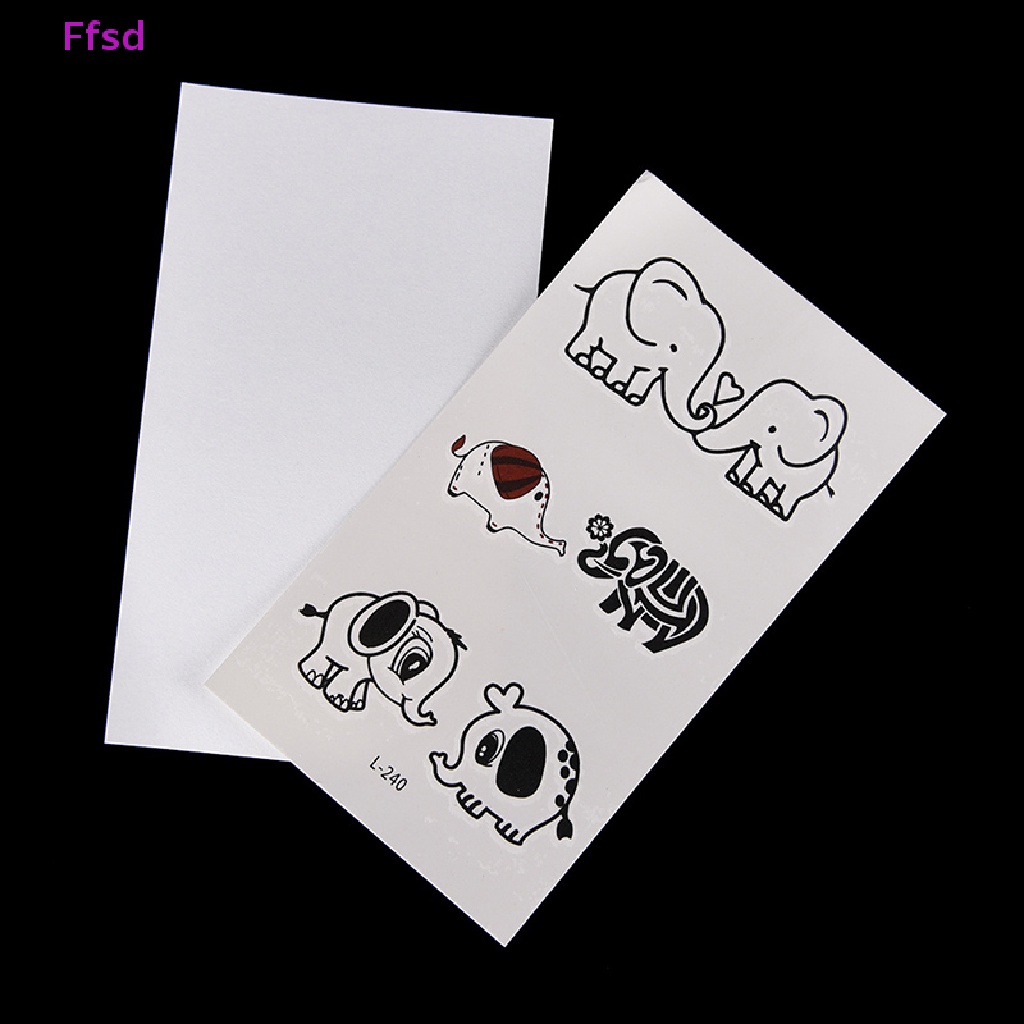 {Ffsd} Hình Xăm Dán Tạm Thời Ánh Kim Chống Nước Có Thể Tháo Rời