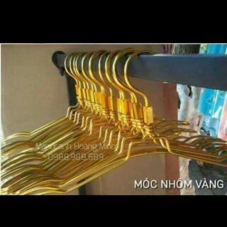 Móc quần áo, móc nhôm, móc áo đẹp combo 100c