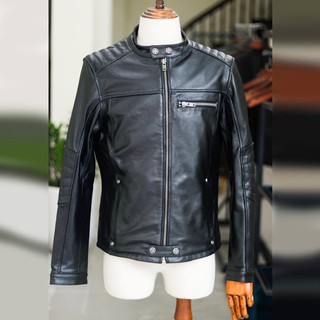 (ÁO DA THẬT 100%) ÁO DA BÒ CHẦN VAI