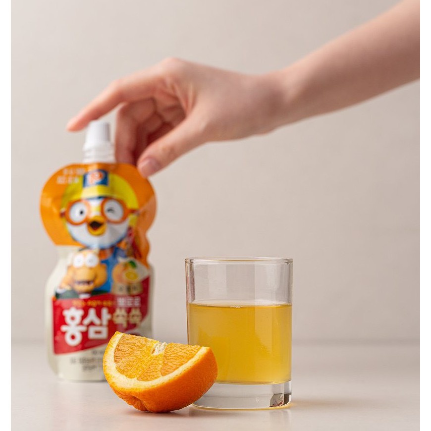 Nước hồng sâm trái cây cho bé Pororo Hàn Quốc (100ml)