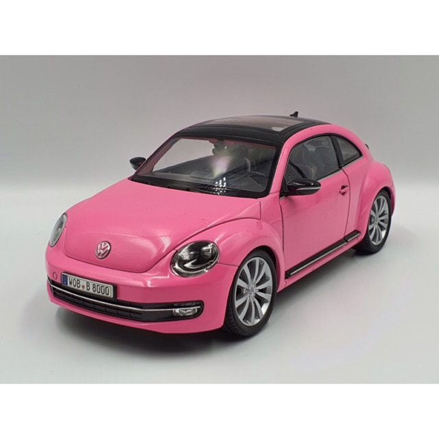 Xe Mô Hình Volkswagen Beetle 2013 1:24 Welly (Hồng)