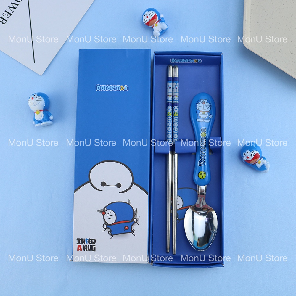 Muỗng đũa hoạt hình Doraemon, Hello Kitty dễ thương cute