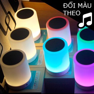 Loa Bluetooth có đèn LED cảm ứng, cảm biến phát sáng 7 màu nháy theo nhạc cực đẹp