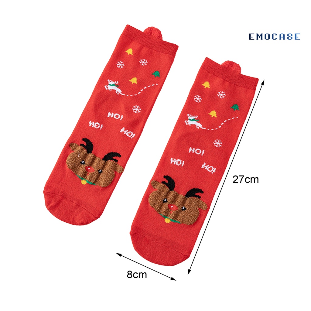 1 Đôi Vớ Chống Trượt Thoáng Khí Trang Trí Giáng Sinh