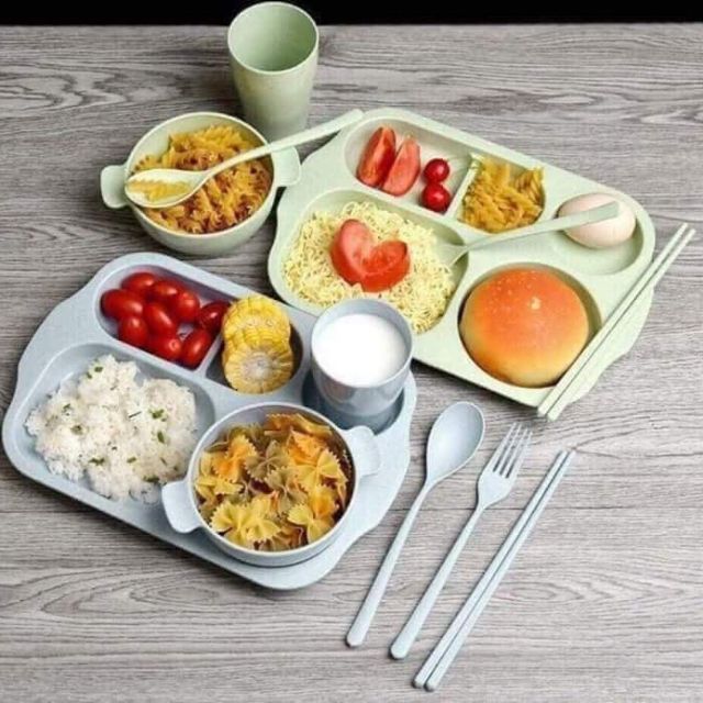 Bộ bát ăn dặm lúa mạch