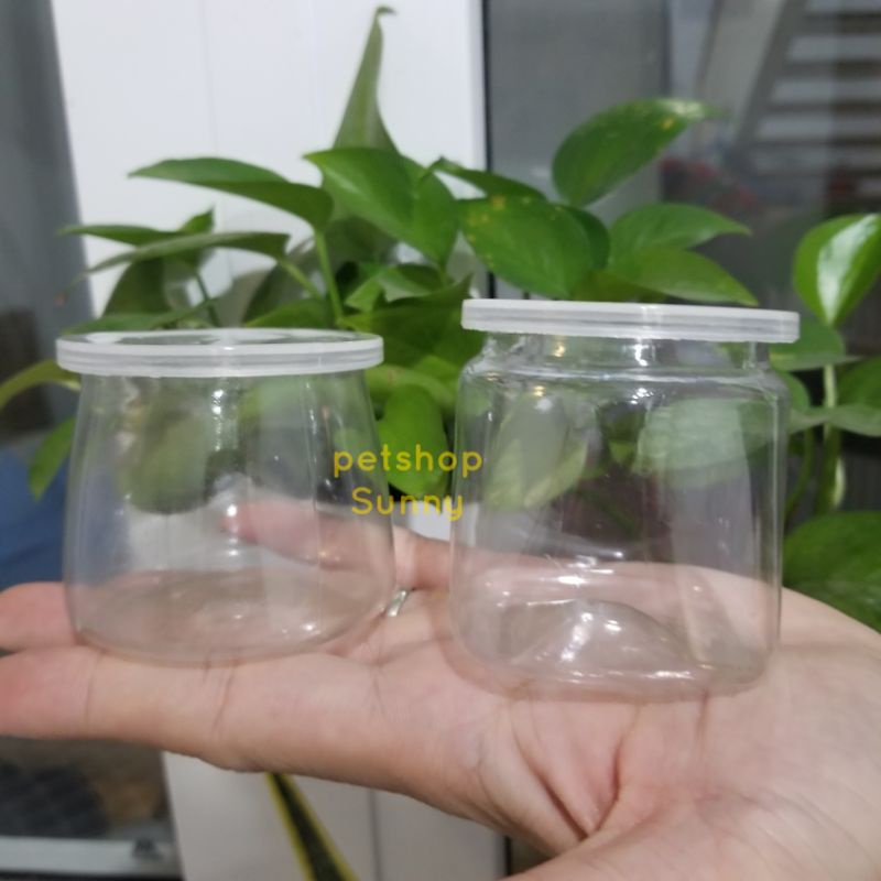 Hũ nhựa trong suốt đựng thức ăn dặm siêu xinh