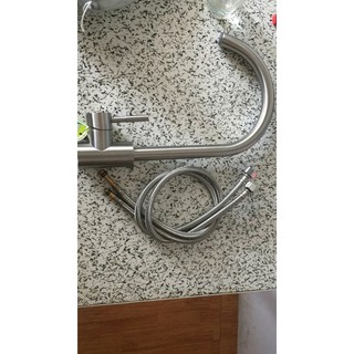 Vòi rửa chén inox SUS 304 (ảnh thật)