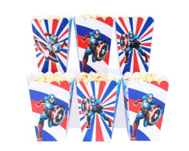 Sét 6 hộp bắp cho bé trai nhiều chủ đề