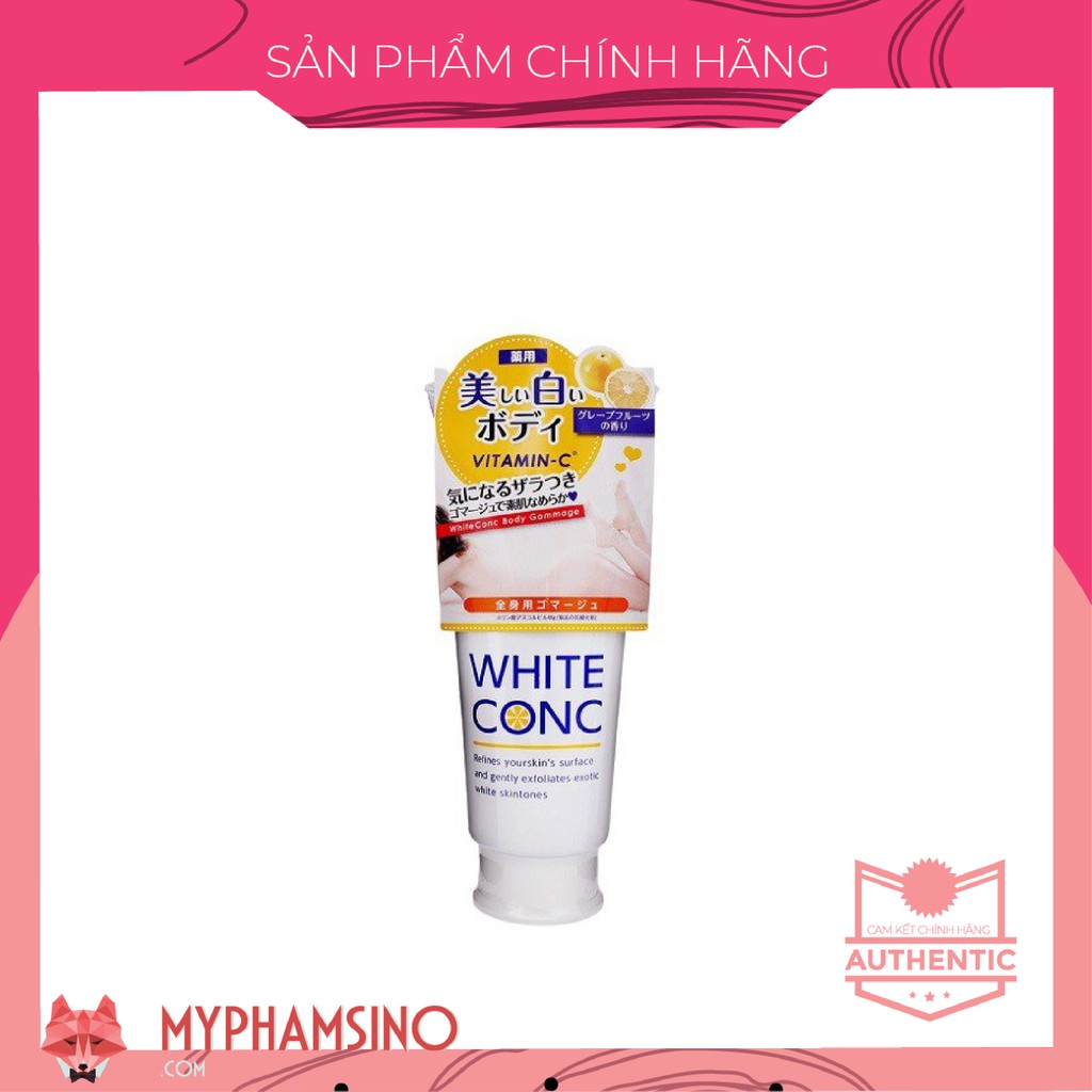 Tẩy tế bào chết toàn thân White ConC 180g