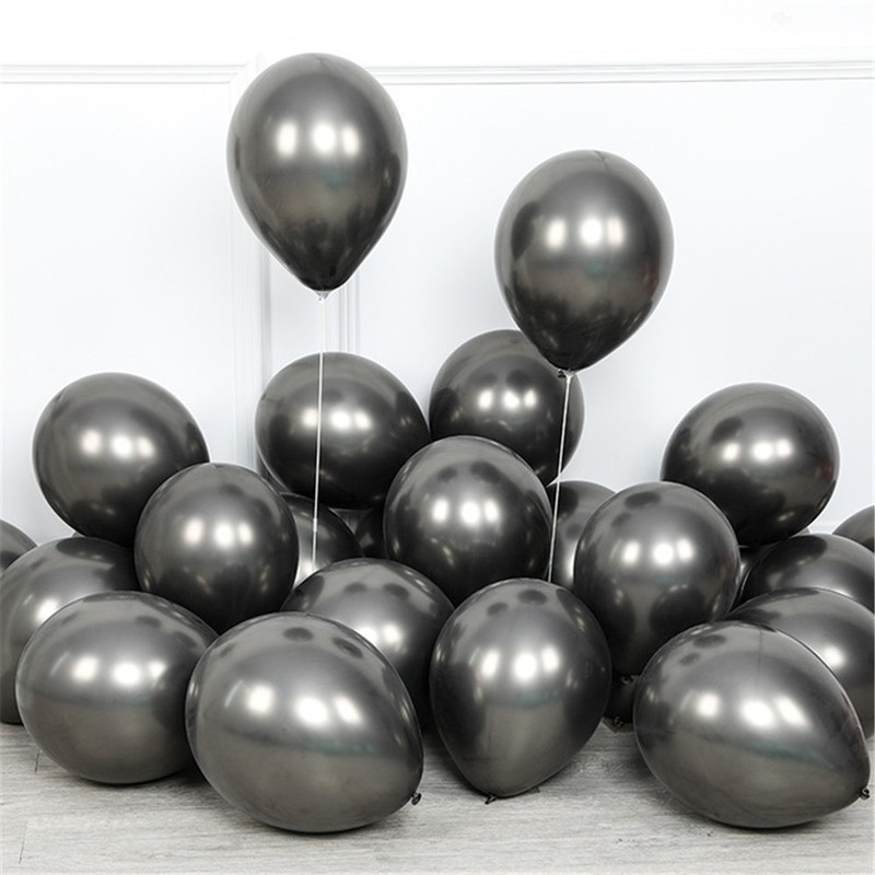 Bộ 5 Bong Bóng 12 &quot;Bằng Cao Su Latex Dày Màu Vàng Hồng Trang Trí Tiệc