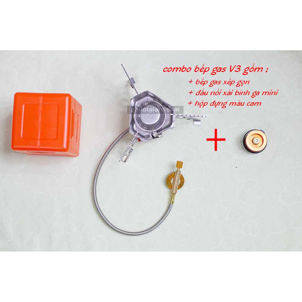 [Freeship 50k] Bếp Gas Phượt dã ngoại du lịch cắm trại bao gồm cục chuyển GS1,GS2 | BigBuy360 - bigbuy360.vn