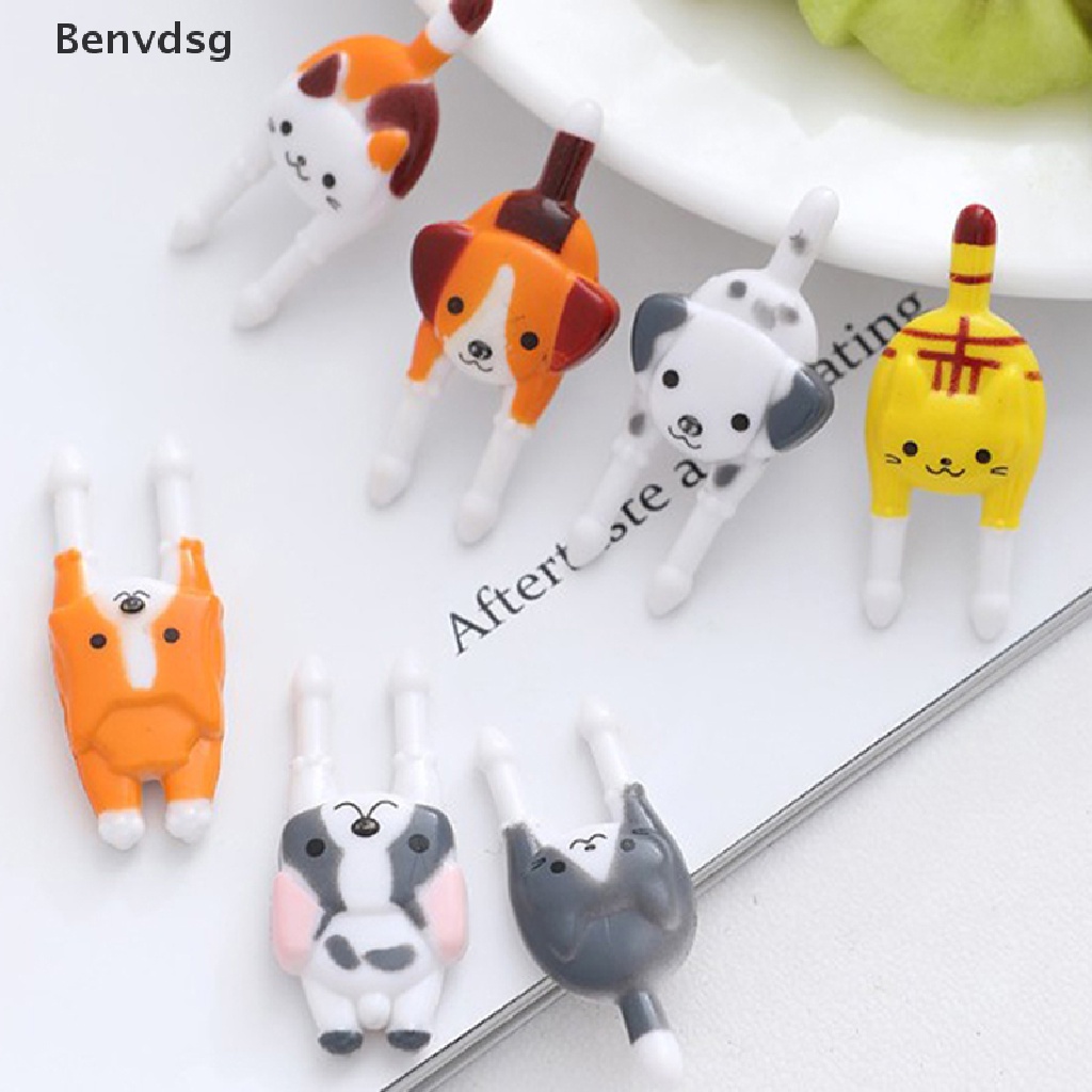 Bộ 7 Nĩa Ăn Trái Cây Hình Động Vật Hoạt Hình Dễ Thương