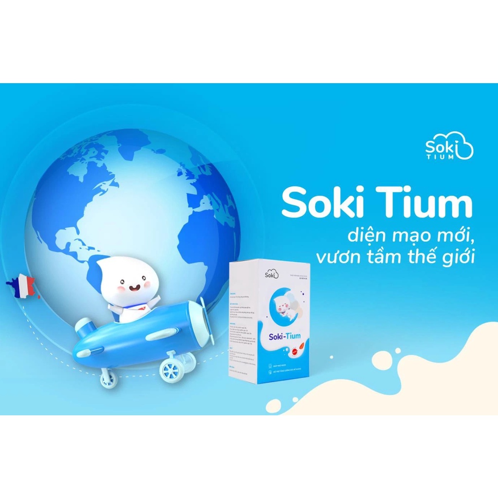 SOKI TIUM ❤️[ CHÍNH HÃNG ] ❤️  Sữa non giúp bé ngủ ngon - Colostrum