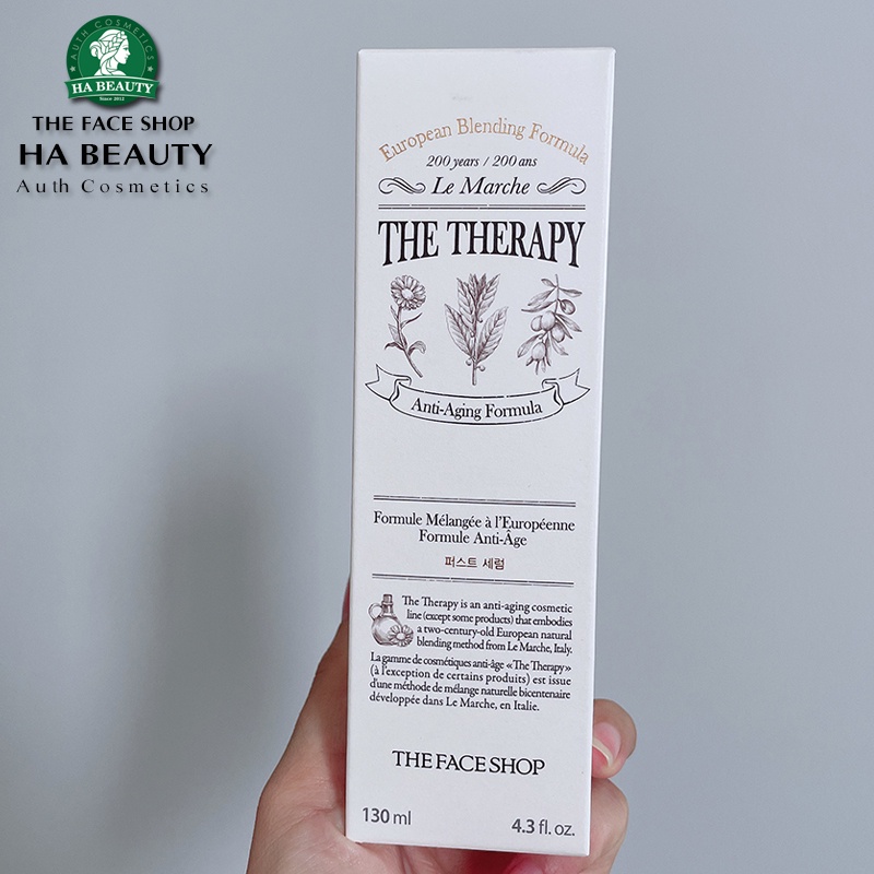 Nước thần chống lão hóa phục hồi da dưỡng ẩm The Face Shop The Therapy First Serum 130ml