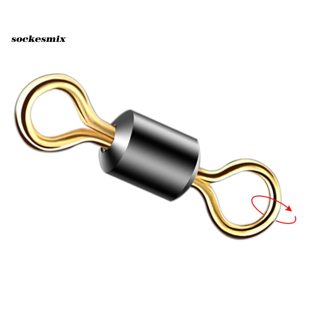 Set 50 Đầu Nối Kim Loại Hình Số 8 Chuyên Dụng Cho Cần Câu Cá