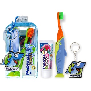 Bộ kit chăm sóc răng miệng trẻ em Cá Mập PIERROT PIER3351
